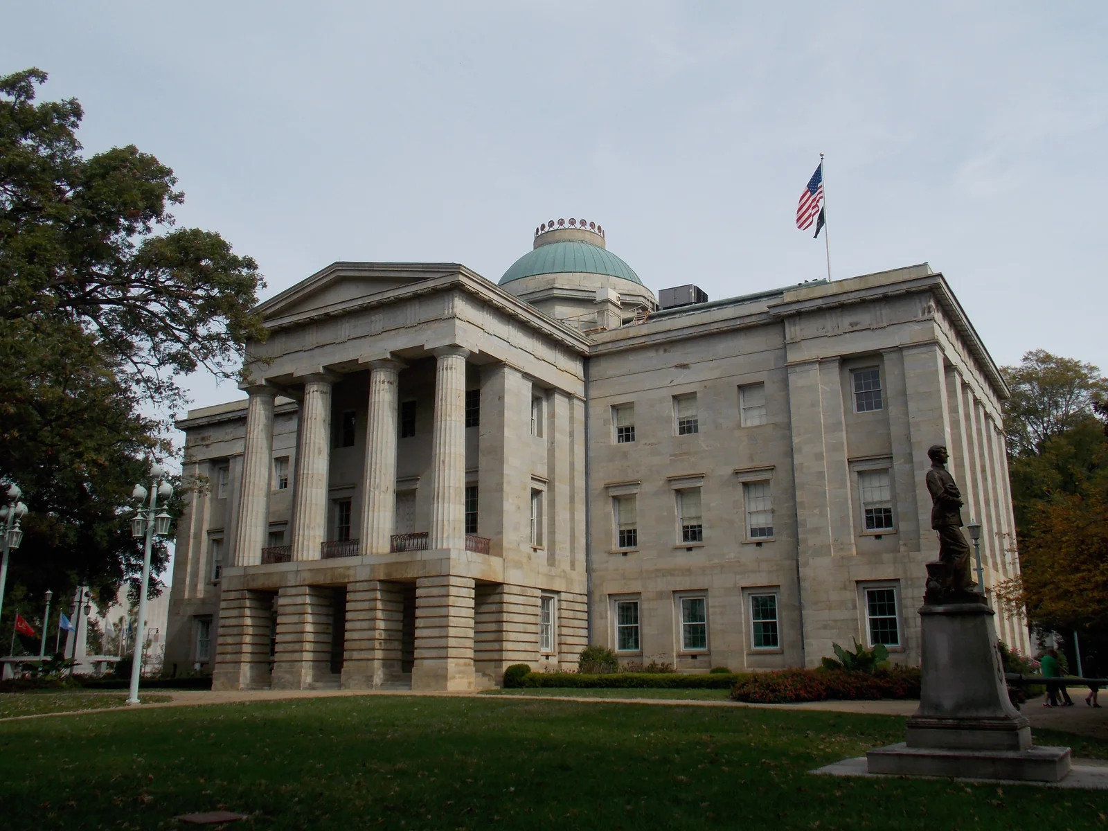 North Carolina state capitol building exterior