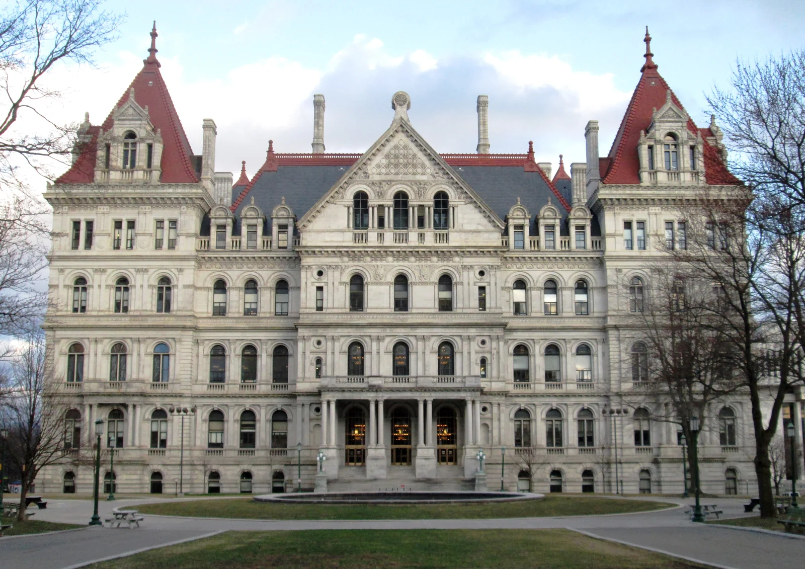 New York state capitol building exterior