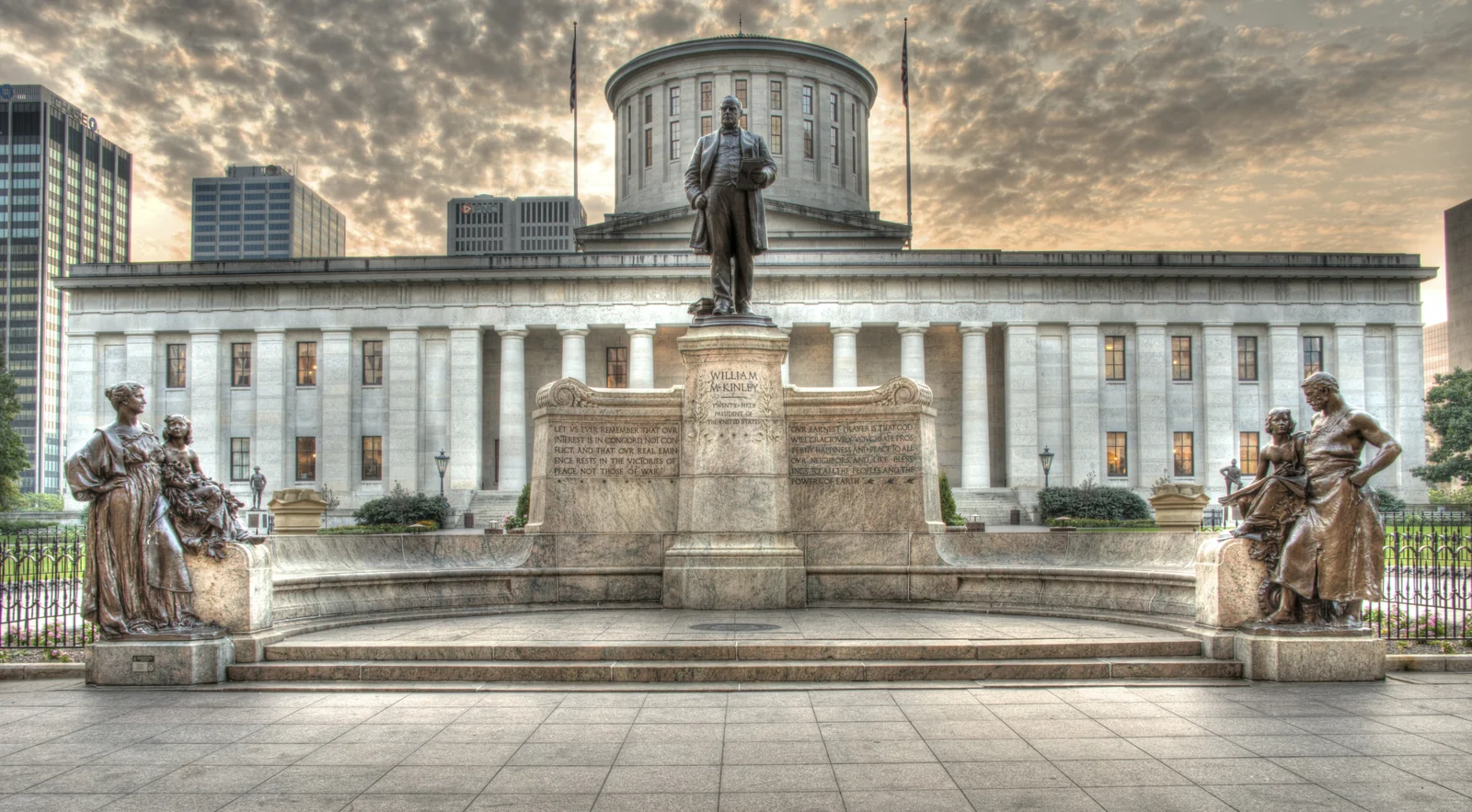 Ohio state capitol building exterior