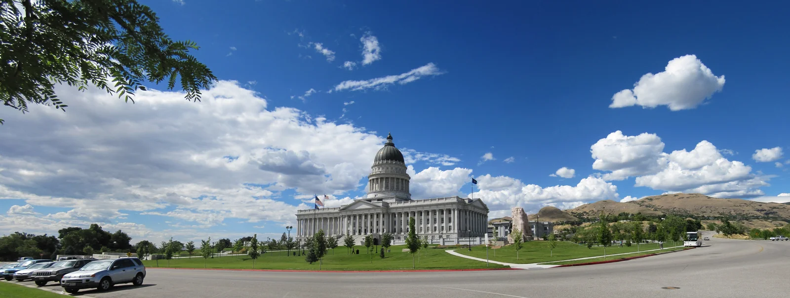 Utah state capitol building exterior